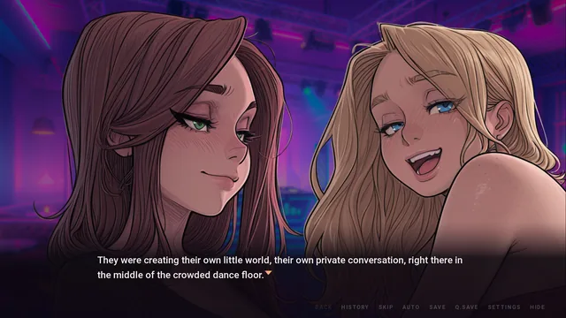 Rachel and Lisa on the dance floor